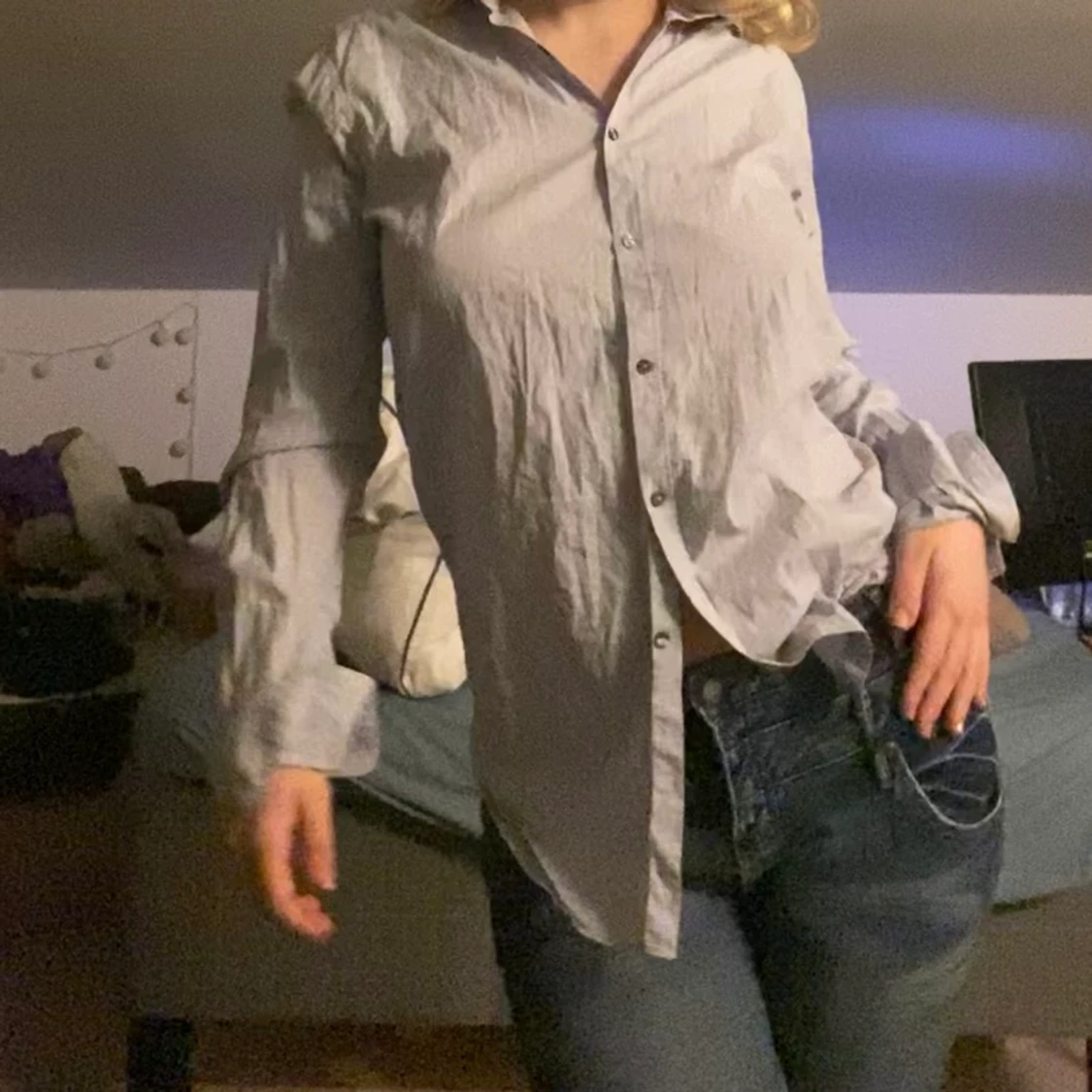 Ljusblå skjorta  - 91