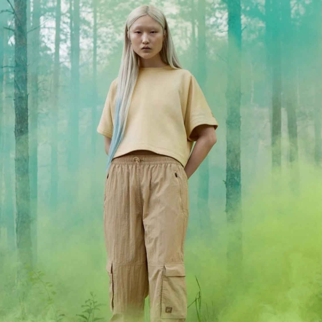 Tröja från Weekdays kollektion med Fila 