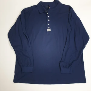 Retro piké  - Cool, retro, oversized piké. Navy blue 