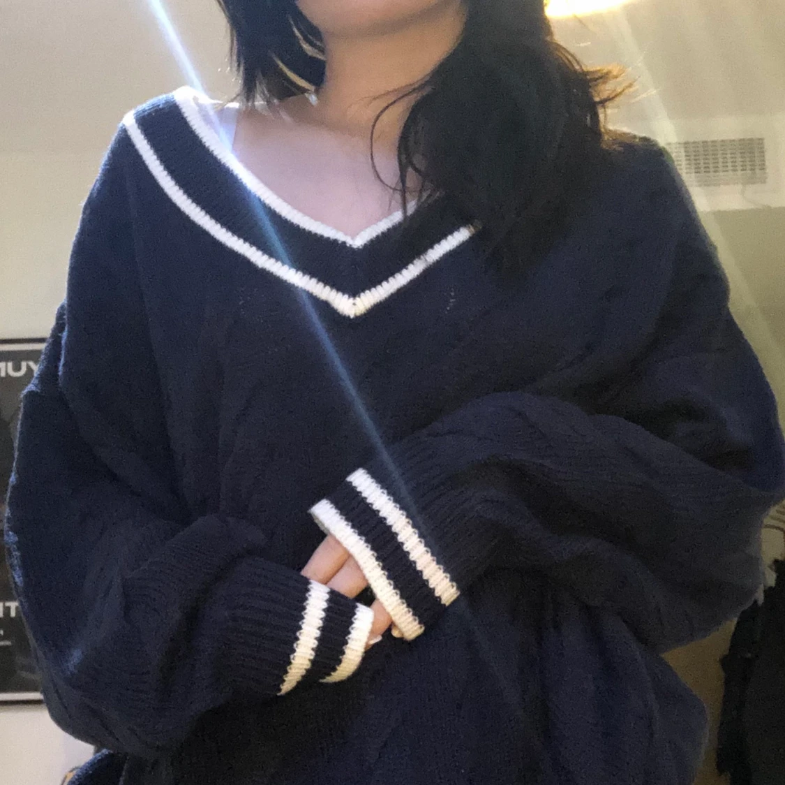 Stickad sweater från HM devided - 90