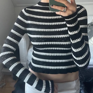 Randig stickad zara topp - Aldrig använd 