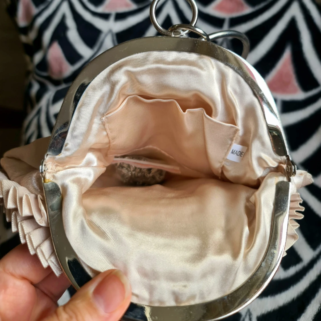 Liten apricot väska  - 90