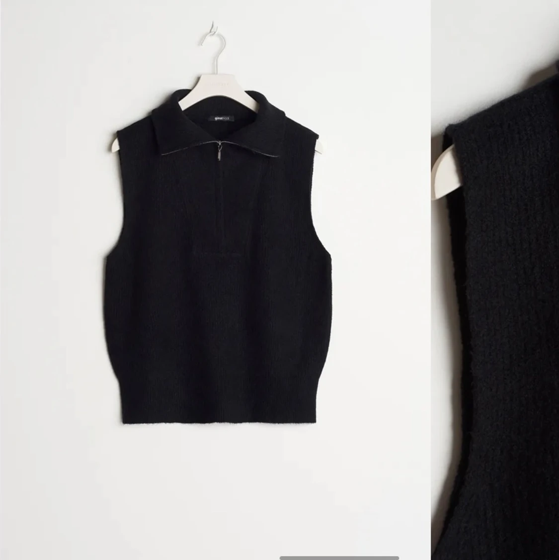 Stickad väst från Gina tricot