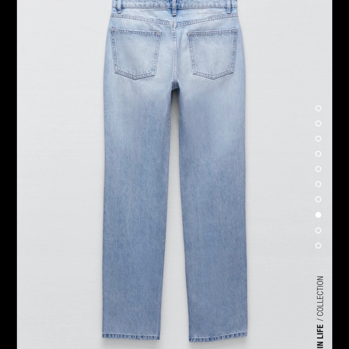 ZARA MID RISE STRAIGHT JEANS - 90