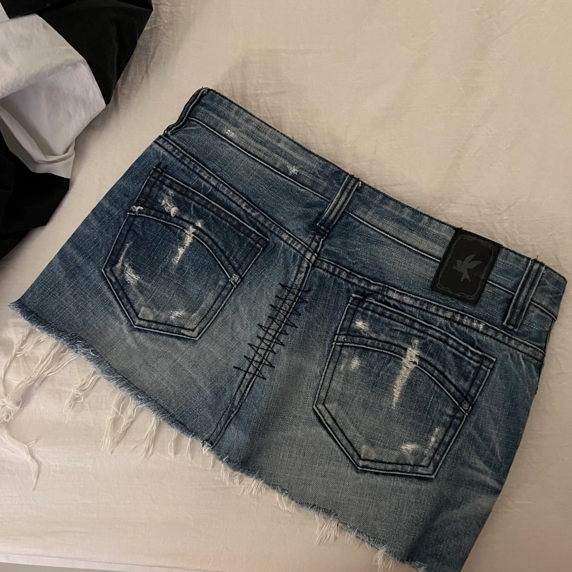 One teaspoon jeanskjol med paljetter - 90