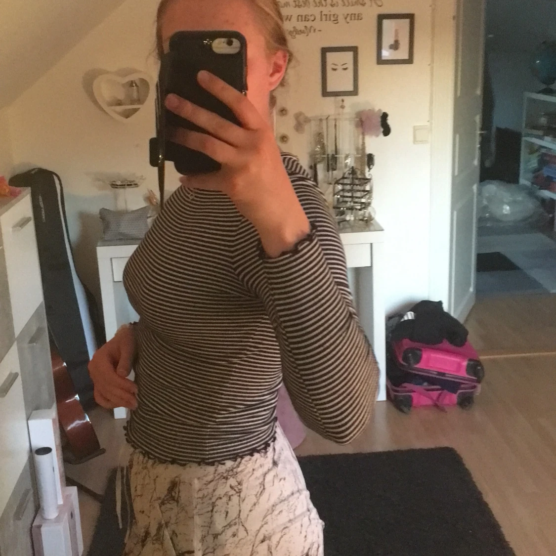 Svart och vit randig tröja stl 36 - 91