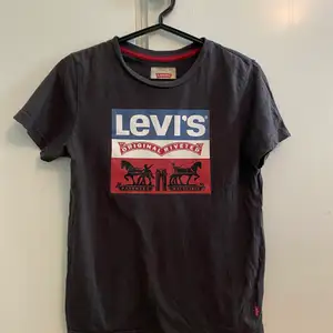 Jättefin mörkgrå Levi’s t-shirt i fint skick, säljer pågrund av att den ej kommer till användning!! 