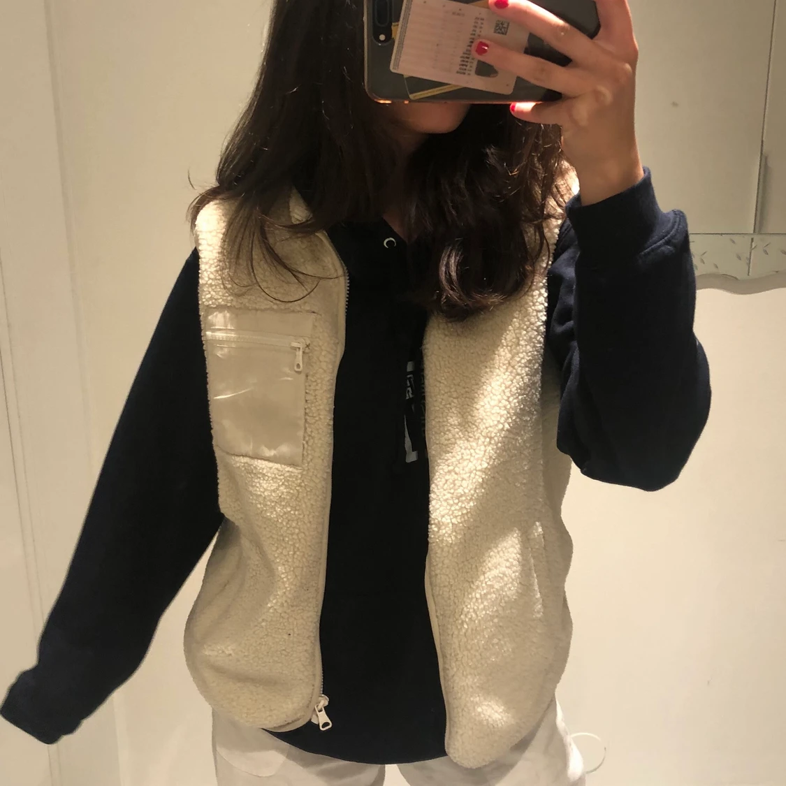 Vit pälsväst lindex - 91