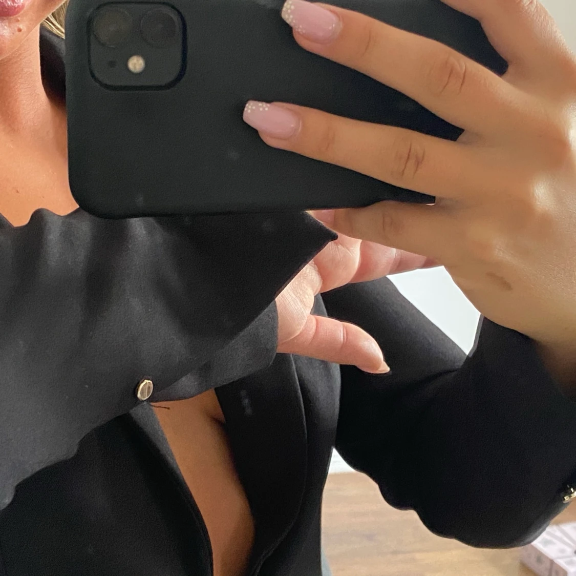 Svart kavaj med guld - 91