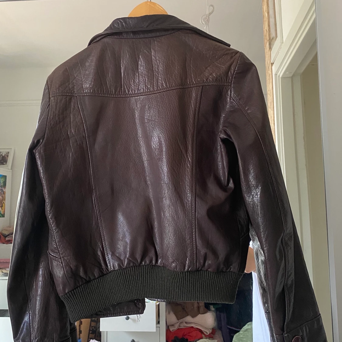 Vintage skinnjacka - 91