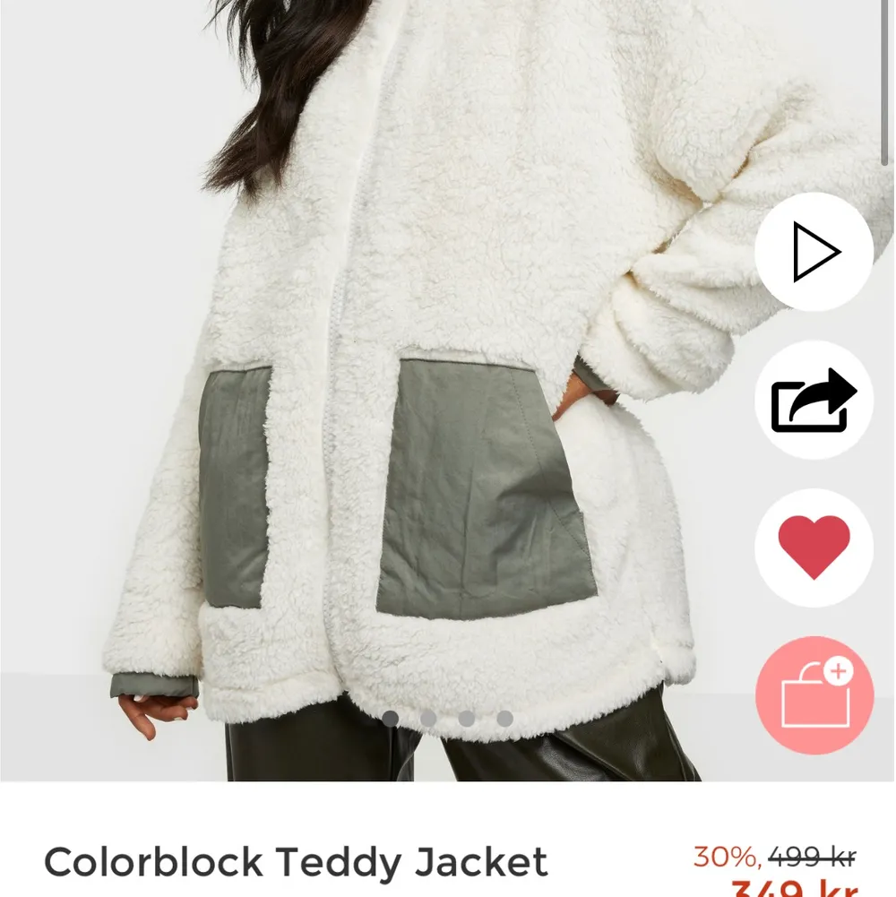Säljer denna helt nya jacka från Nelly, jag köpte den för 499:-. Säljer för 250kr. Fraktkostnad tillkommer . Jackor.