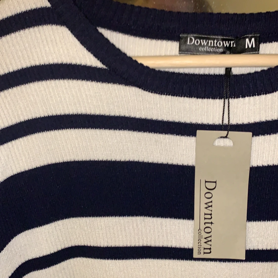 Randig ribbad klänning - 91