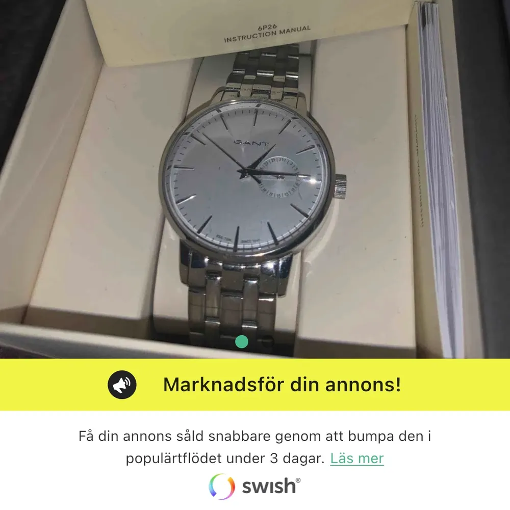 Säljer denna klocka på nytt med ner sänkt pris 500kr + frakt  . Accessoarer.