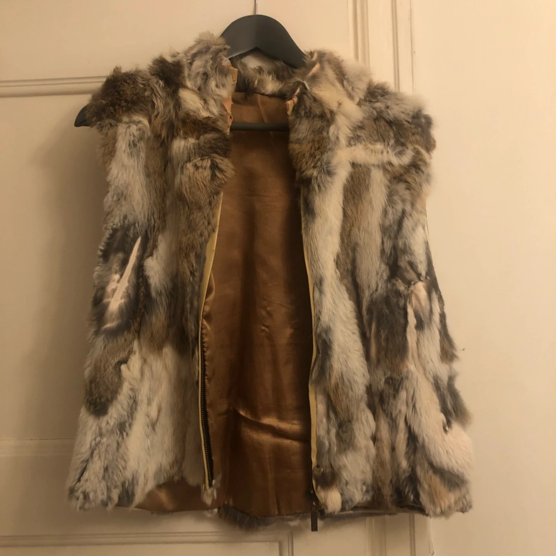 Pälsväst äkta - 90