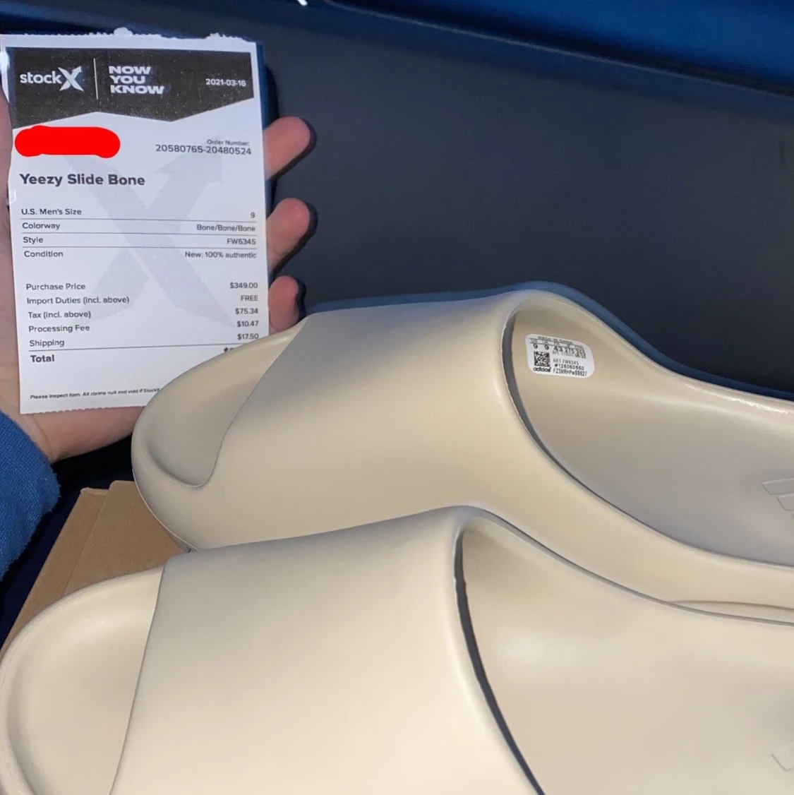 Yeezy Slide Bone