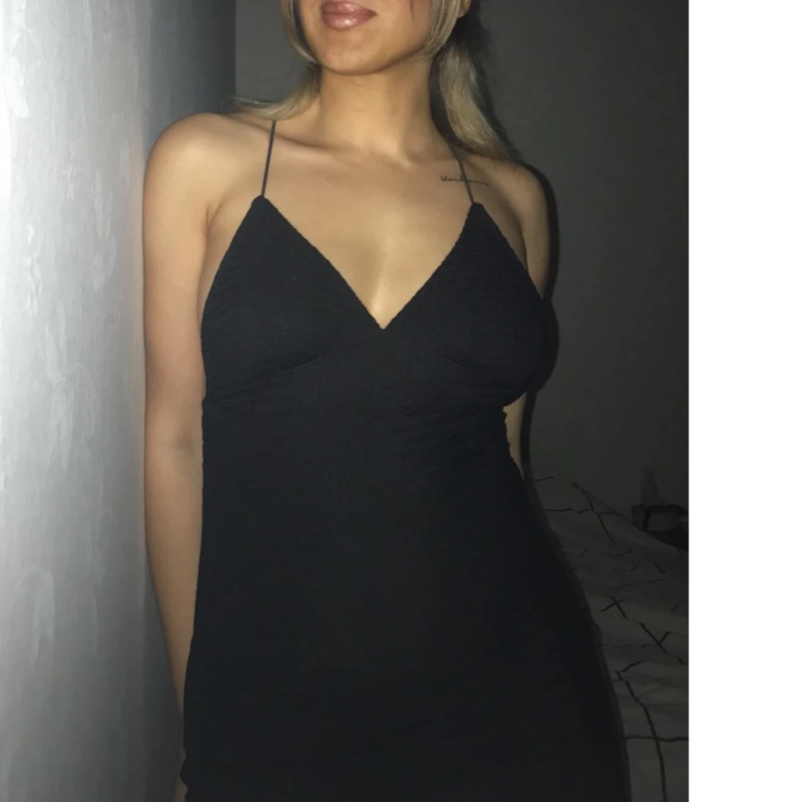 Svart mini klänning - 91