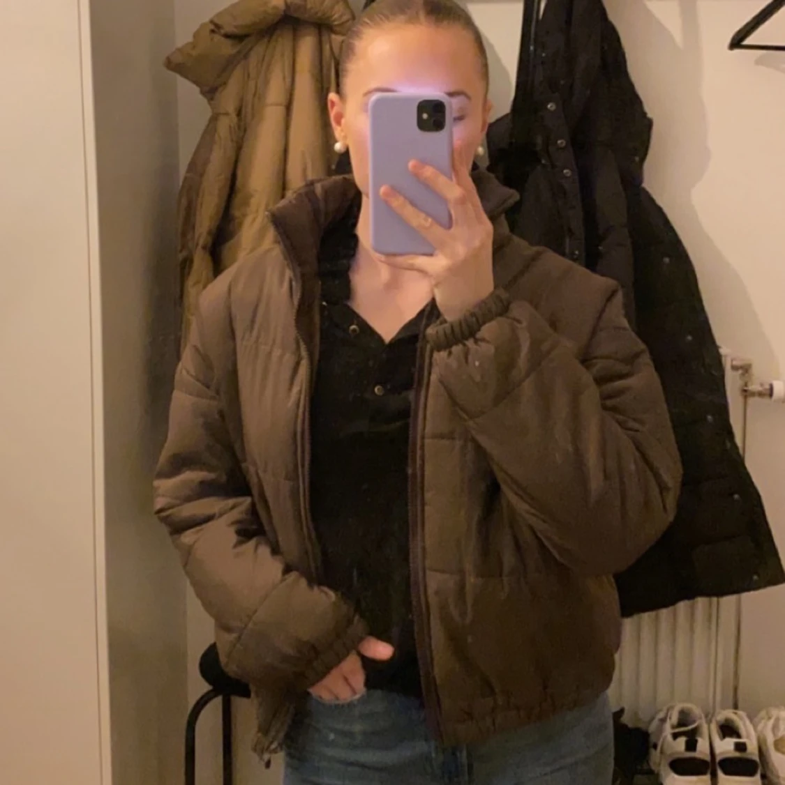 Brun jacka  - 90