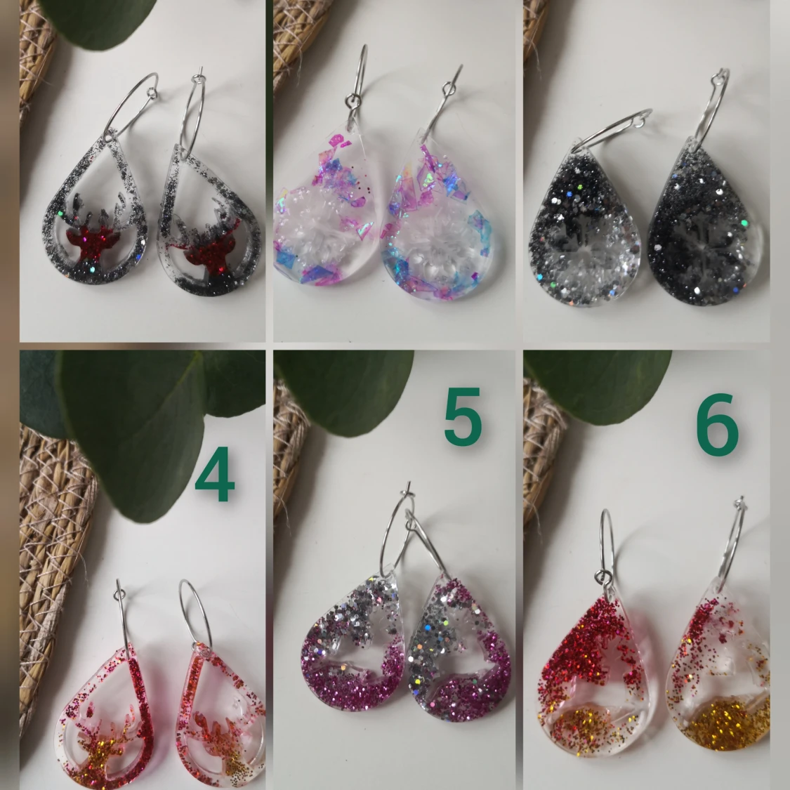 Örhängen till jul - 91