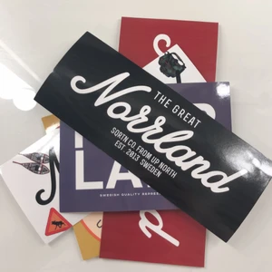 Norrlandsklistermärken  - 6 norrlandsklistermärken som bara legat i lådan sen jag fick hem dom