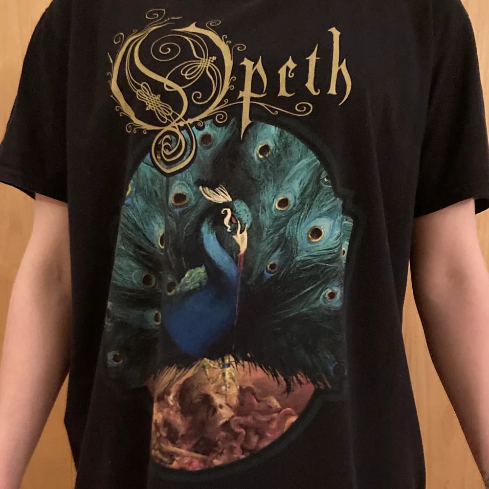 Really pretty Opeth Band T-shirt with a peecock.. T-shirts.