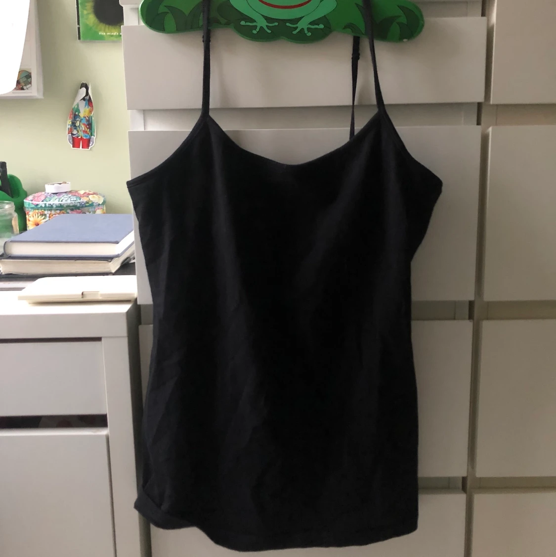 Svart gap linne  - 91