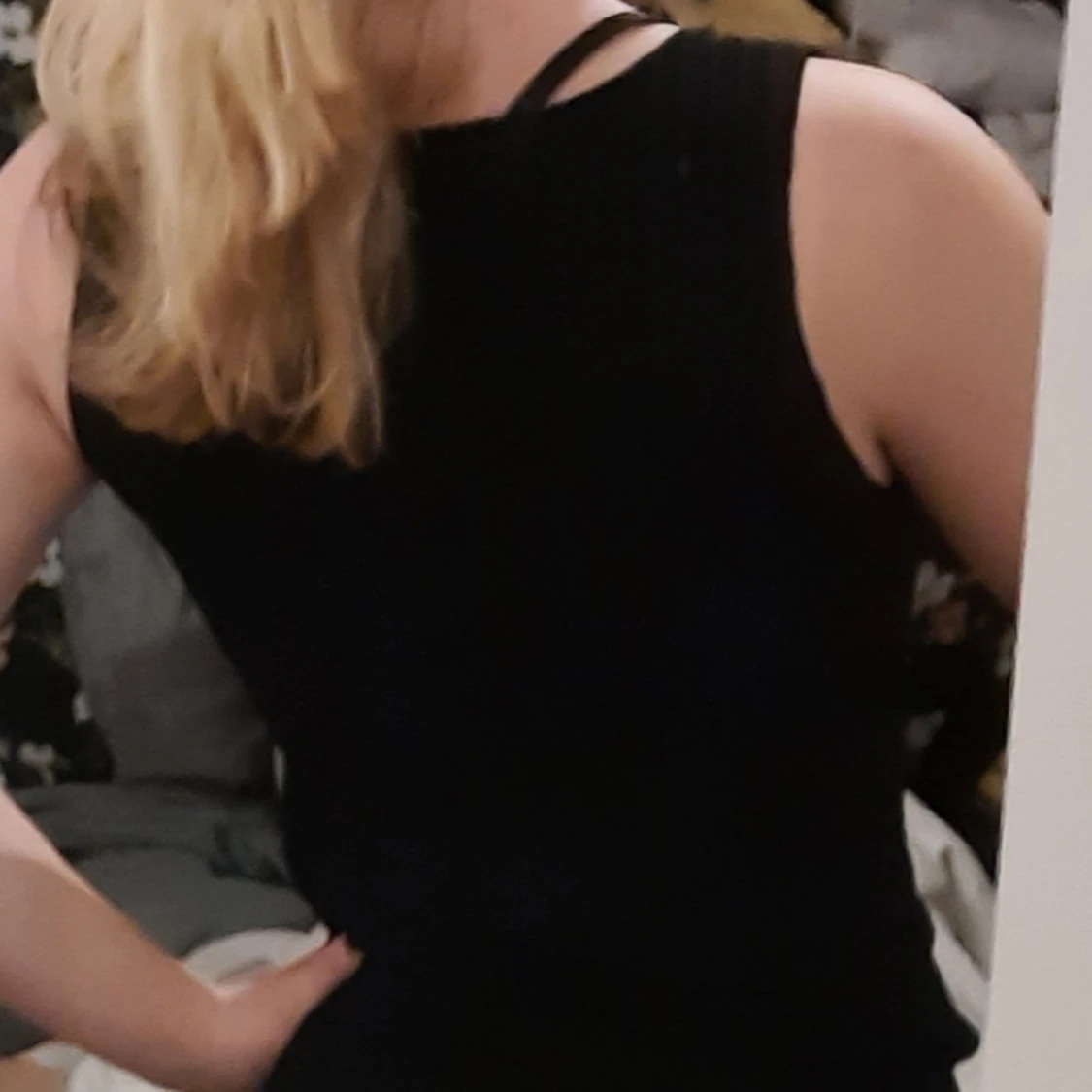 Svart randigt linne - 91