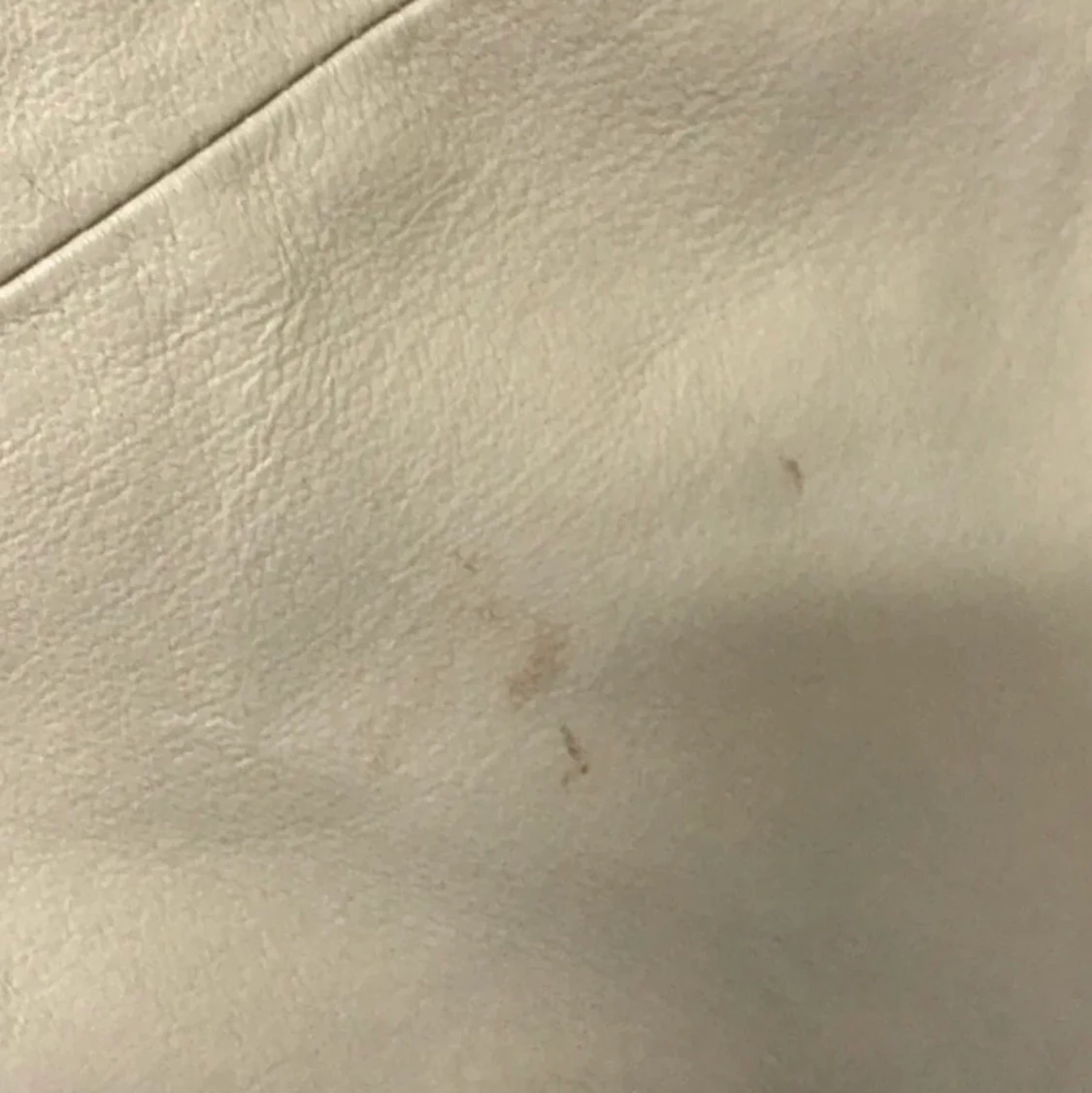 Beige läderkappa - 91