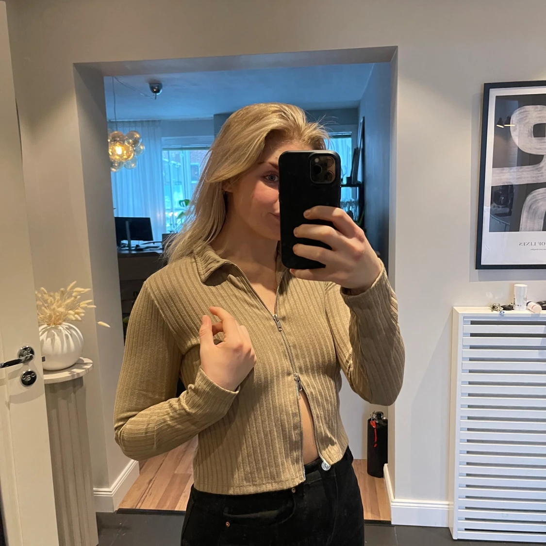 Tröja med dragkedja