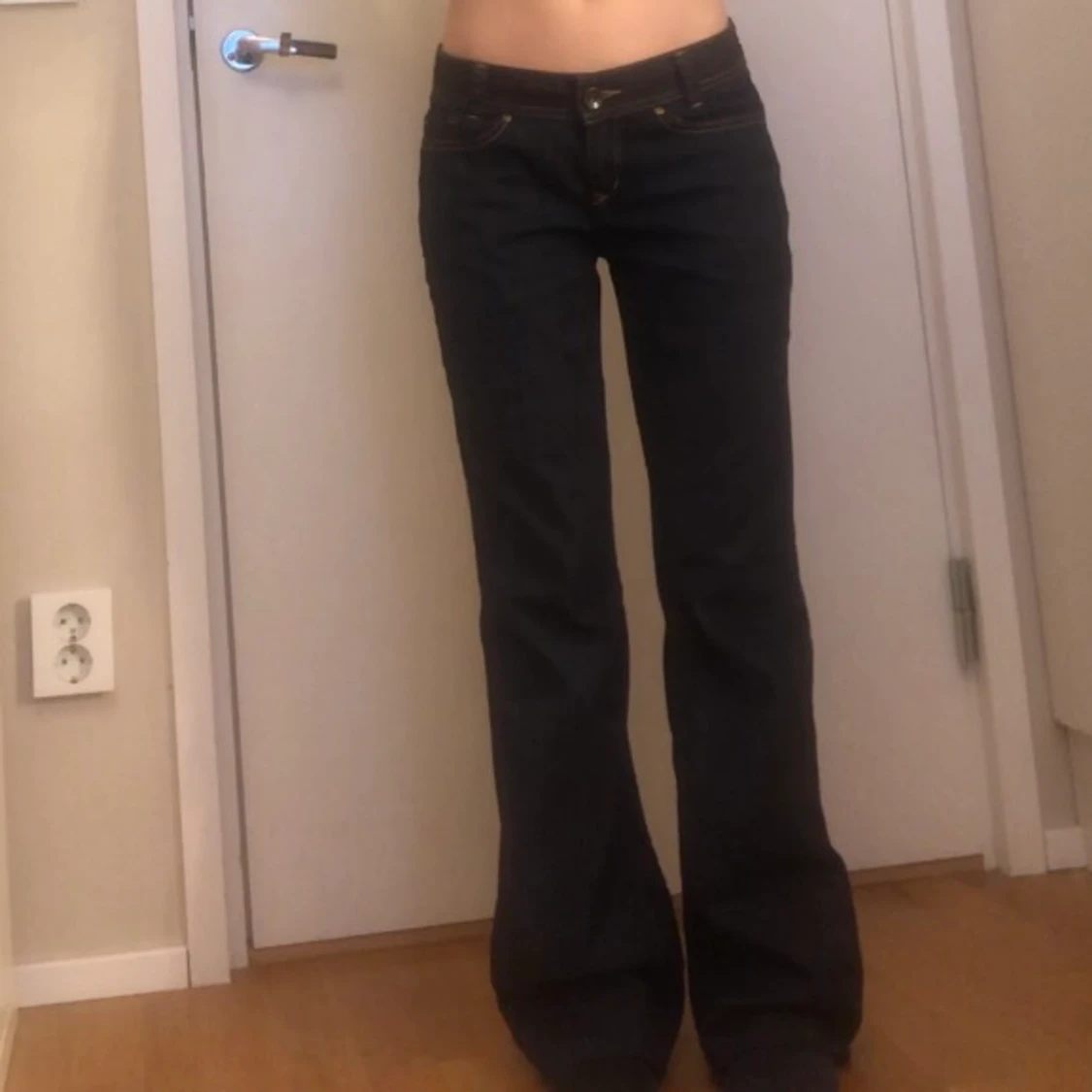 Lågmidjade bootcuts  - 90