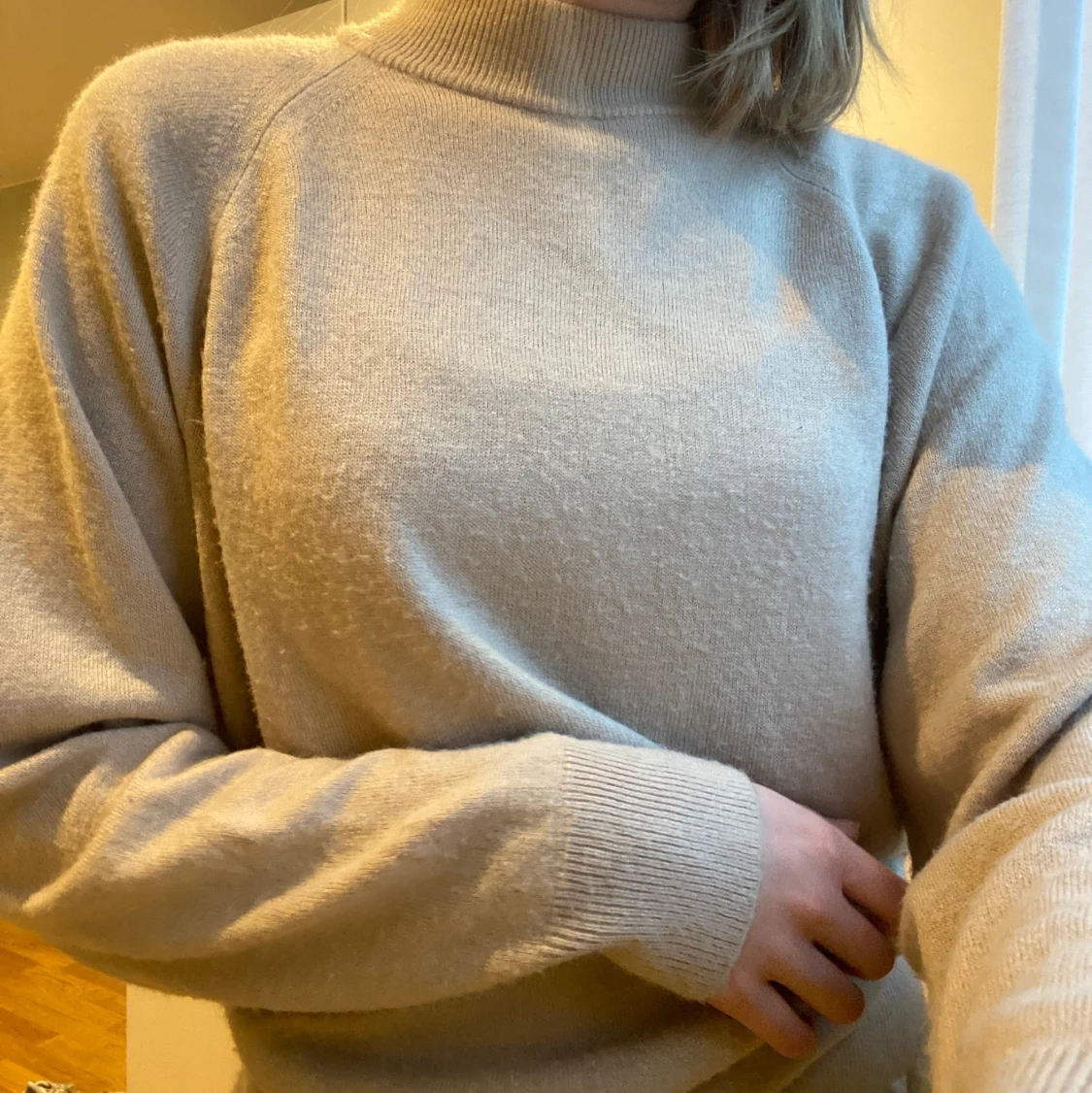 Kashmir liknande stickad tröja