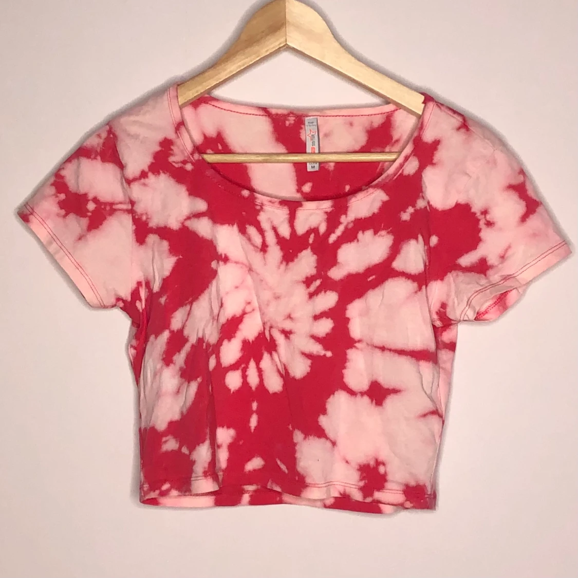 đCrop top rosa die dyeđ