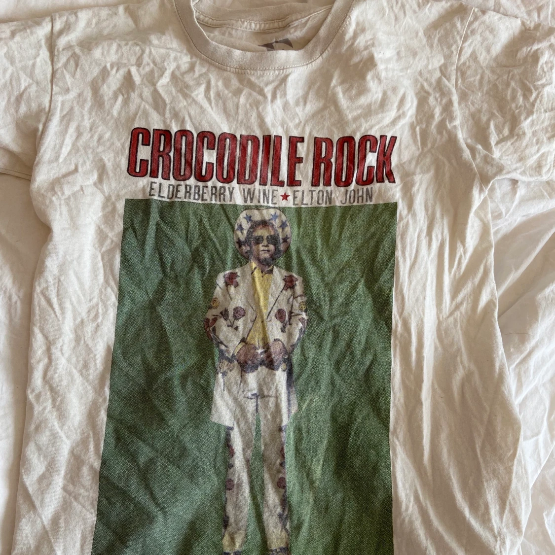 Oversize T-shirt med tryck  - 91