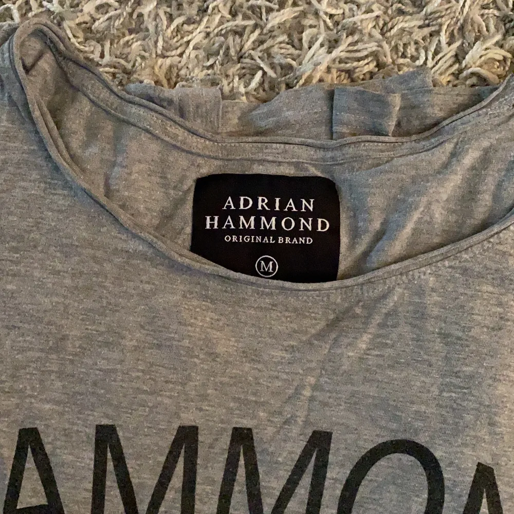 Fin grå t-shirt från Adrian Hammond. T-shirts.