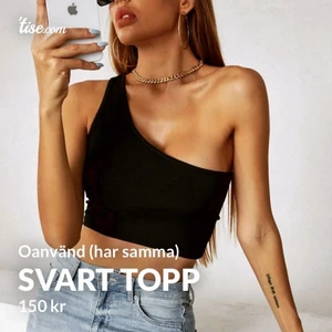 Svart topp oanvänd  - (Gratis frakt) 