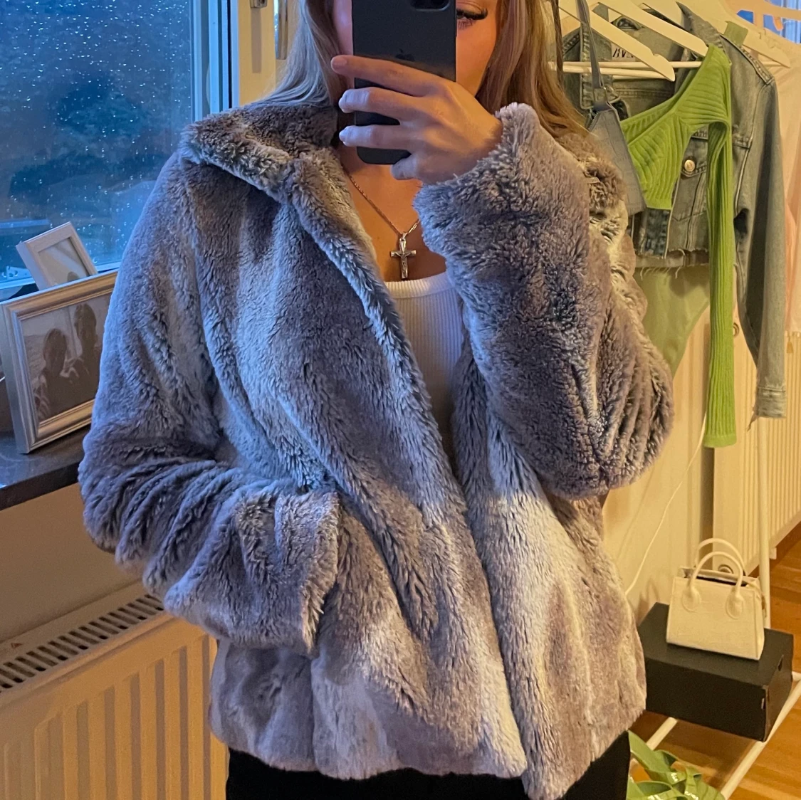 Fluffig jacka  - 90