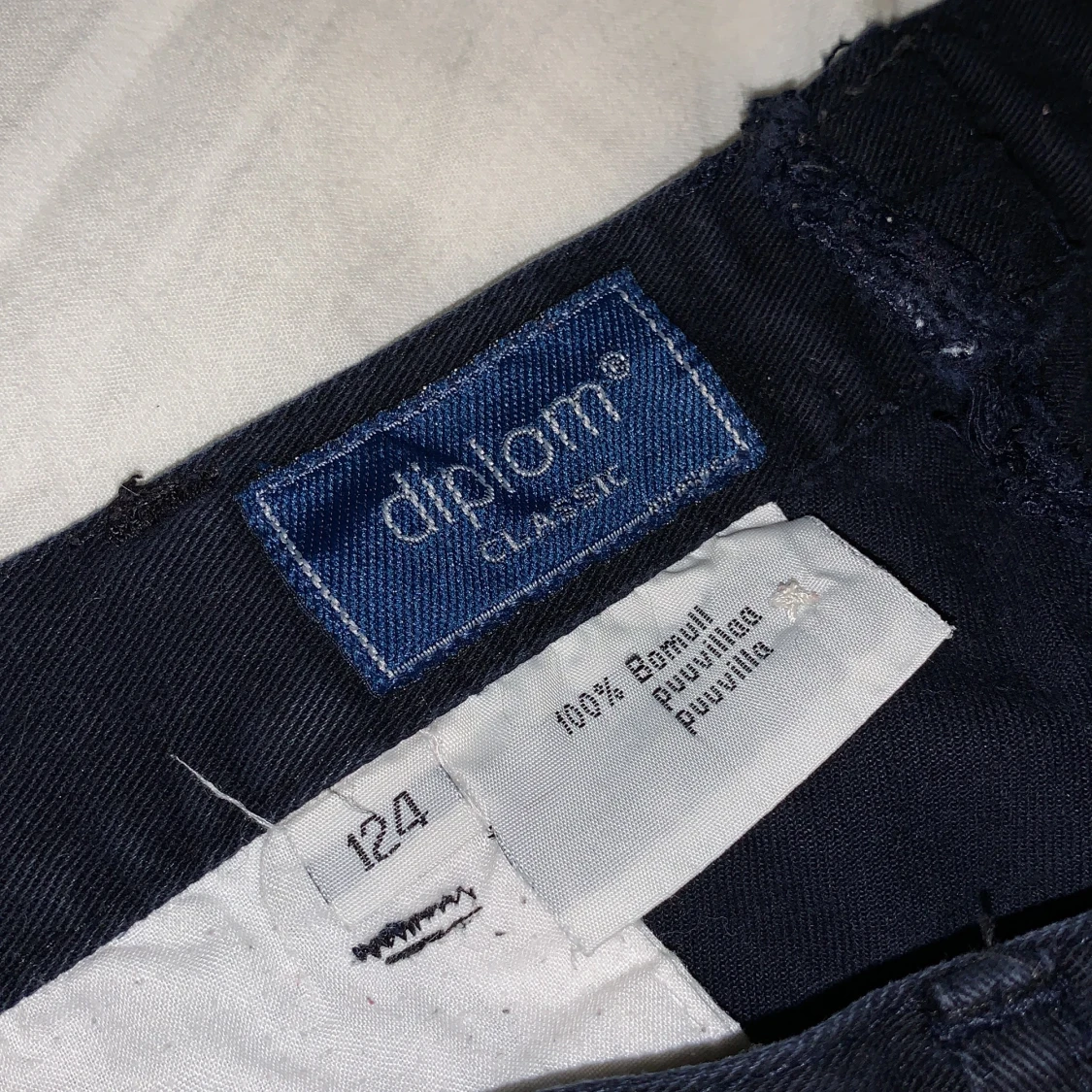 Super pösiga mörkblå shorts - 91