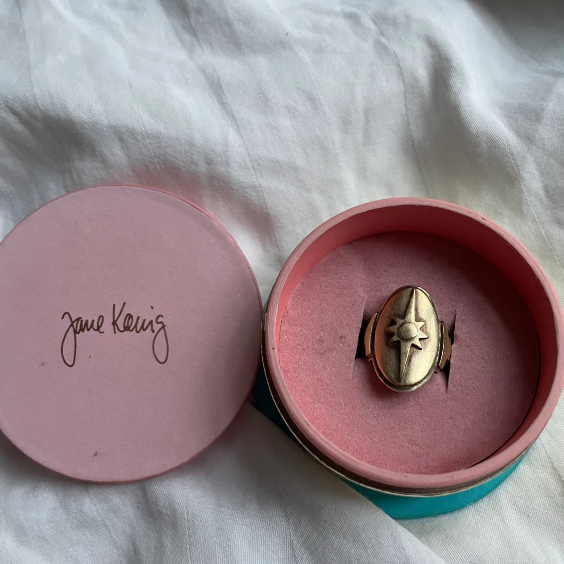 Pladed gold ring - 90