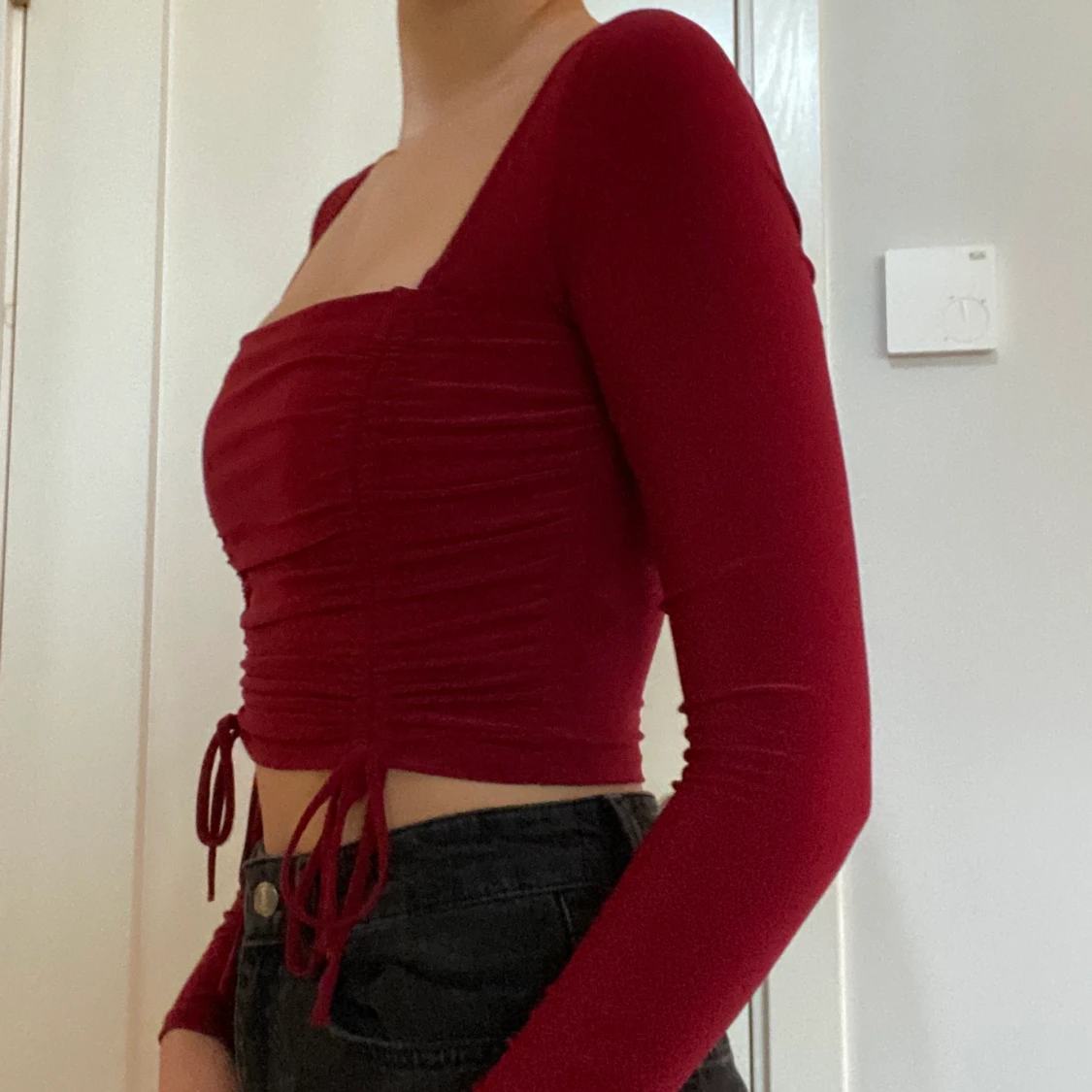 Superfin och skön vinröd topp  - 90