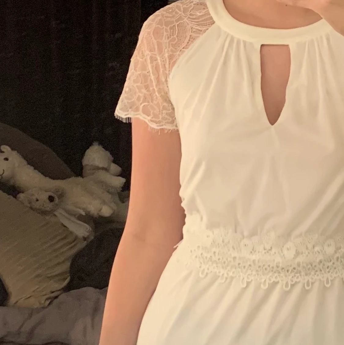 Vit klänning - 90