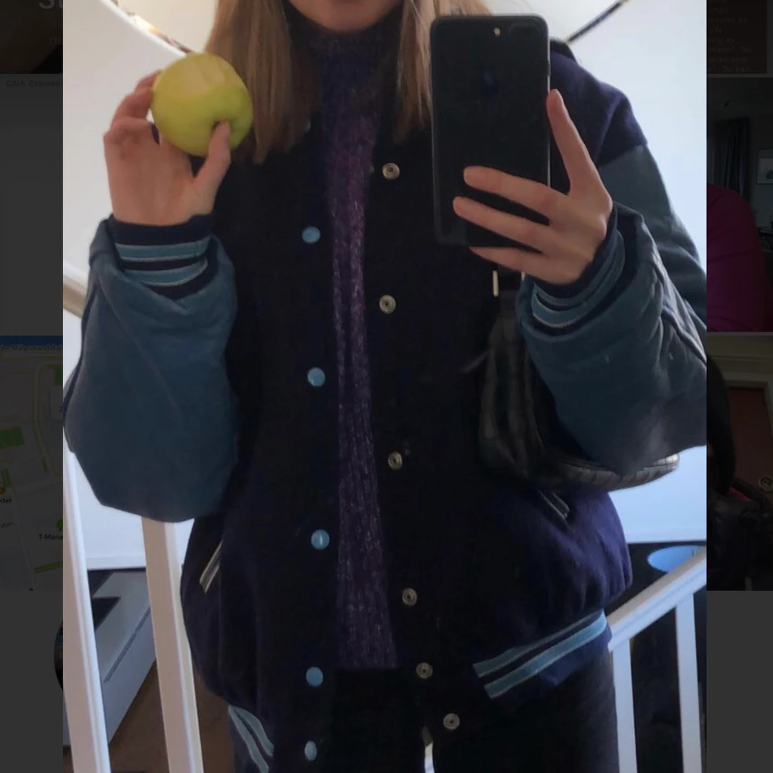 blå basketjacka  - 91