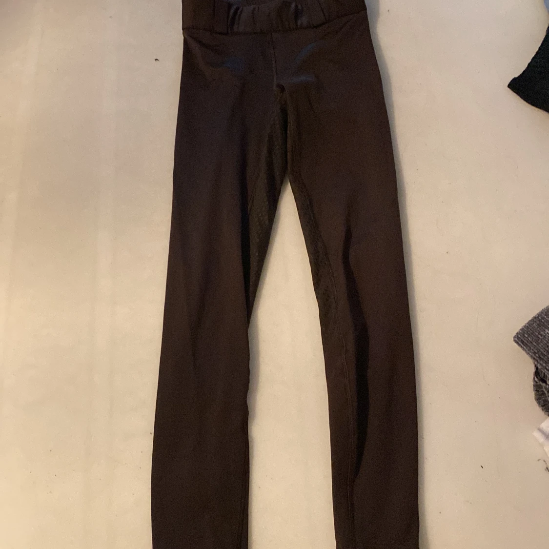 Bruna fodrade ridbyxor 