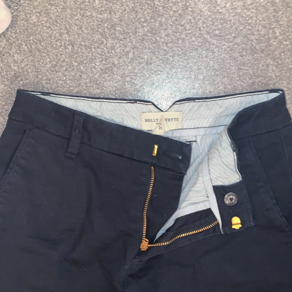 Marinblåa jeans i strl 34💕💕💕 - 90