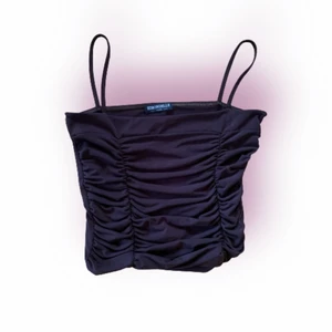 Brunt linne - Jättefint brunt linne som jag klippt av från en klänning🤎 