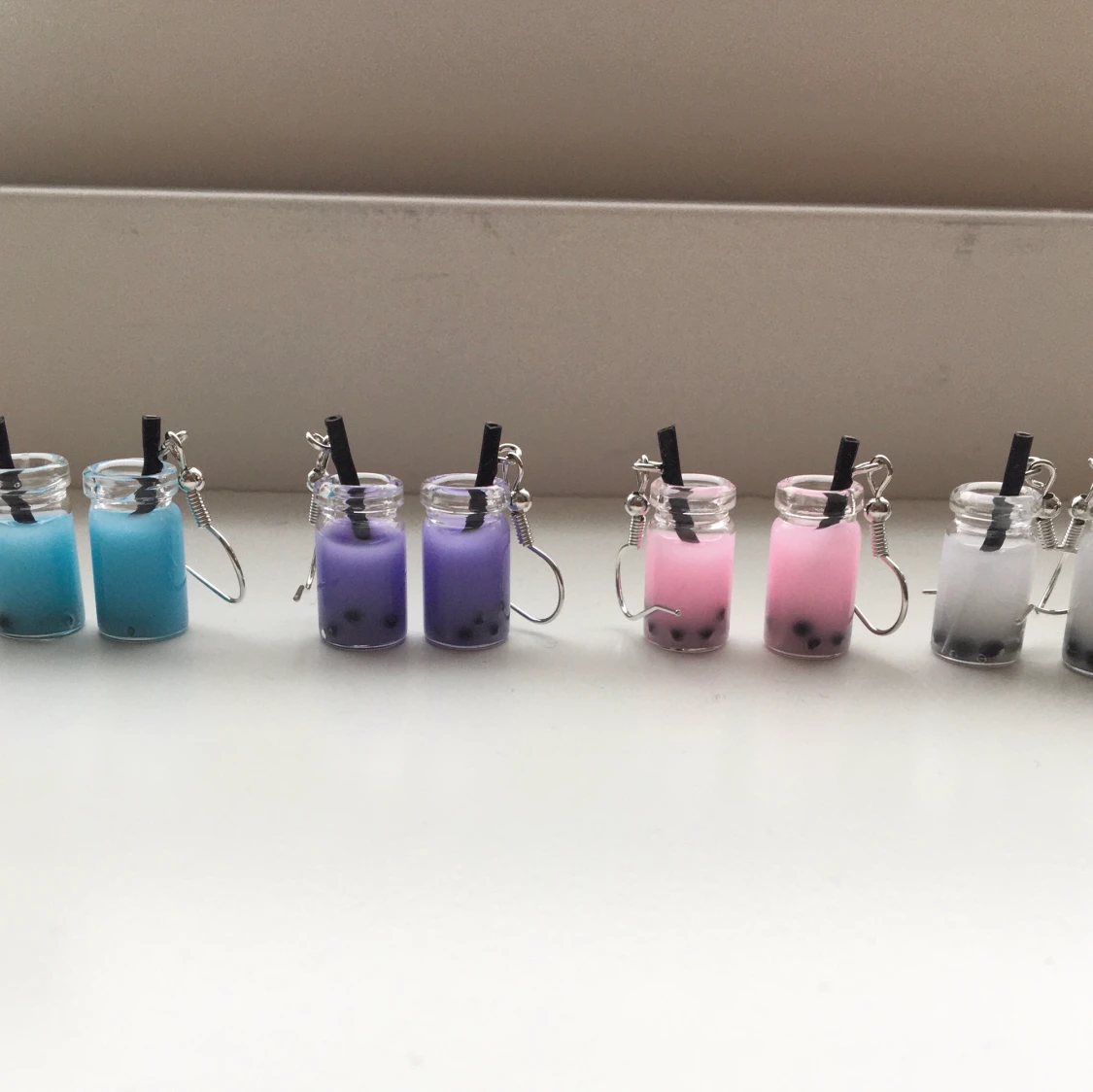 Boba tea örhängen  - 90