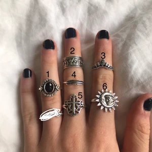 Ringar - Endast 3 & 4 kvar!!! (1, 2, 5 & 6 är sålda!!!) Superfina ringar, helt nya. 1 för 15:-, 2 för 25:- 