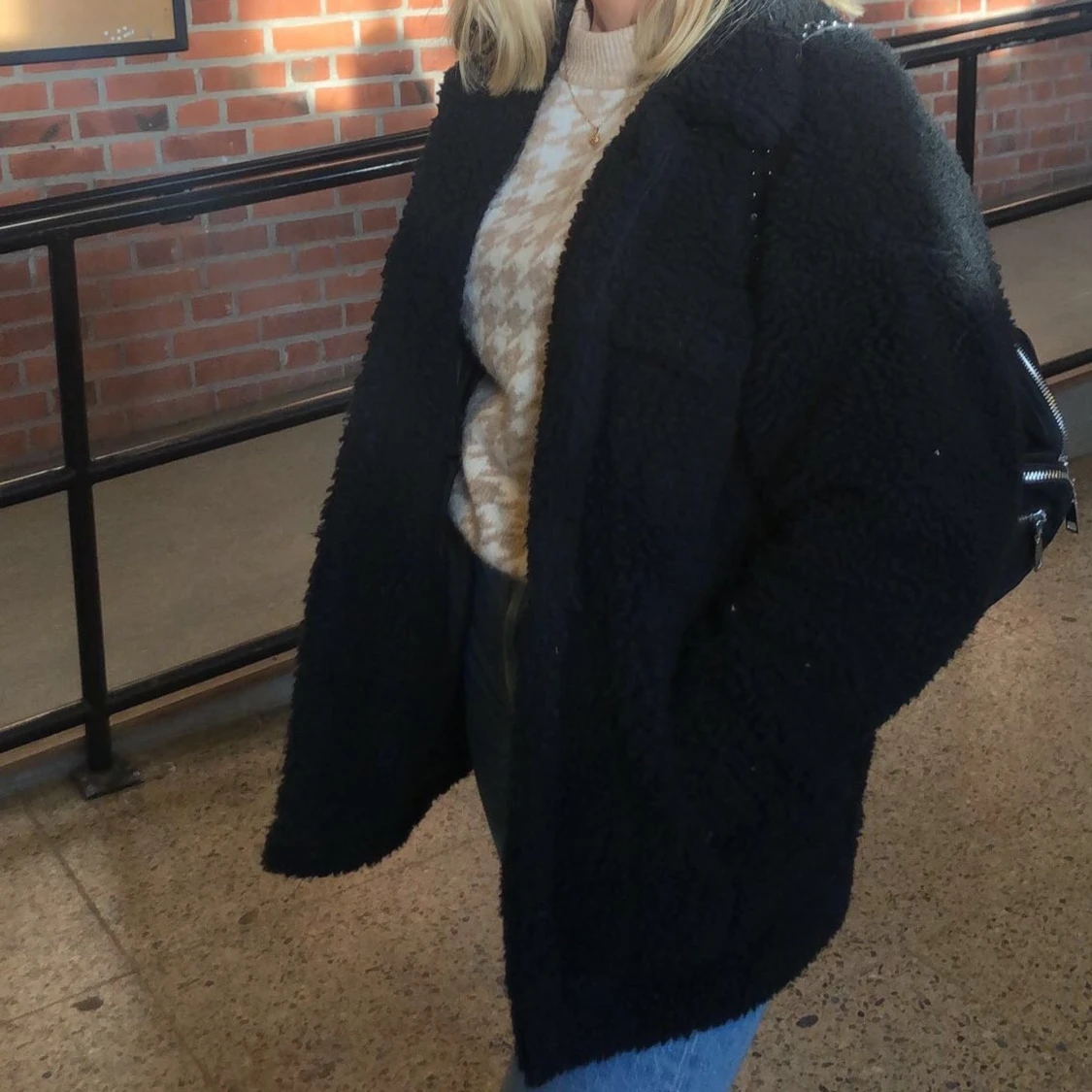Fluffig Teddy jacka  - 91