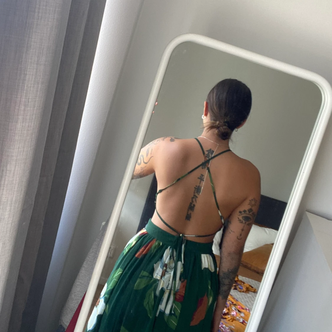 Långklänning med slits  - 90