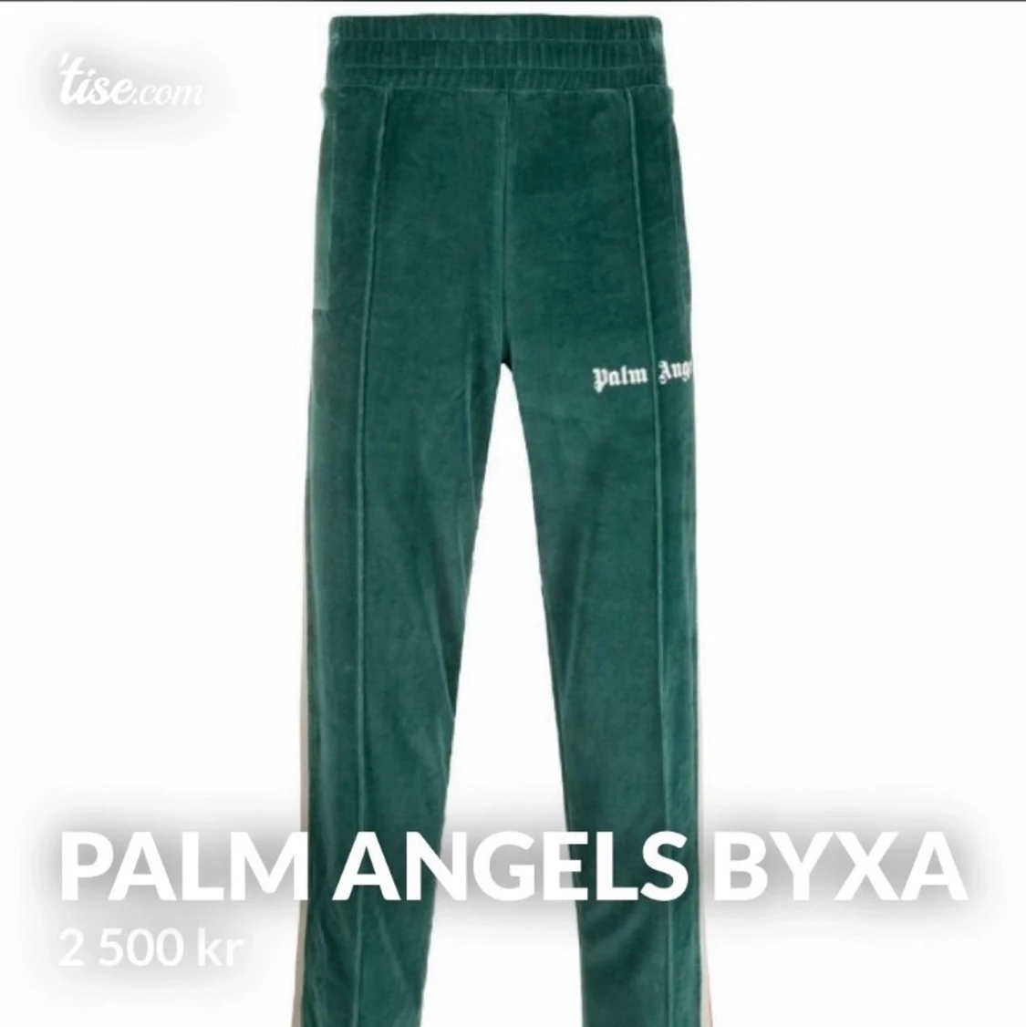 Palm angels velour trackpants