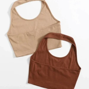 2-pack toppar - Två toppar i fina naturliga färger. 1 för 35 och 2 för 60:) De har aldrig använts och är därför i mycket fint skick. Skriv vid intresse av fler bilder och priset går att diskuteras! 