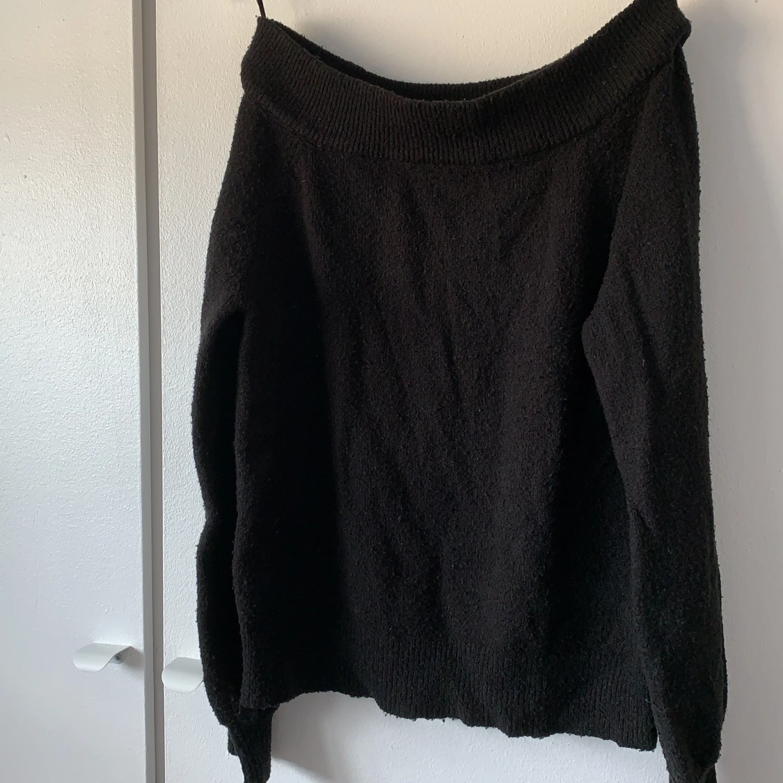 Svart Stickad tröja 